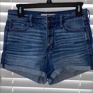 hollister high waisted shorts